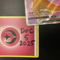 CHARIZARD V SWSH050 Black Star Promo - Champions Path ETB Pokemon TCG - dent - Image 5