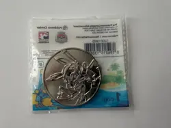 2024 Honolulu Pokemon Center World Championships Pikachu Metal Coin - Image 1