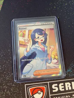 Pokemon TCG Fennel 162/086 Black Bolt Ultra Rare Full Art Trainer Holo - Image 1