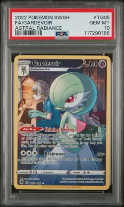 2022 POKEMON SWORD & SHIELD ASTRAL RADIANCE #TG05 FA/GARDEVOIR PSA 10 - Image 1