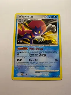 Weavile 40/132 Countdown Calendar Promo Snowflake Stamp Pokemon LP - Image 1