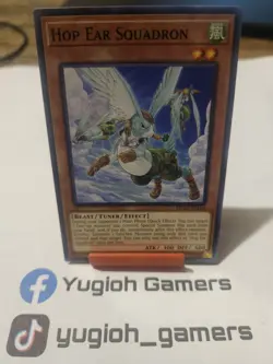 Yu-Gi-Oh Hop Ear Squadron MP20 1st Edition Common Light Played - Image 1