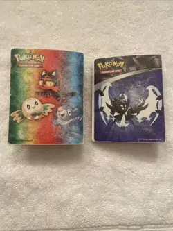 Pokemon Card Binder Holder 30 Pocket Sleeves Solgaleo Lunala/Sun & Moon Lot of 2 - Image 2