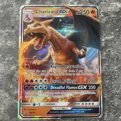 Charizard GX SM195 Sun & Moon Black Star Promo Pokemon Card - Image 1