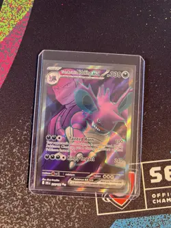 Team Rocket's Nidoking ex 216/182 Ultra Rare Pokemon Card NM - Image 1