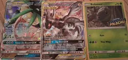 Lot 3 PROMO Pokemon Cards Pikachu And Zekrom GX SM168 Bulbasaur Aiolan Exeggutor - Image 1
