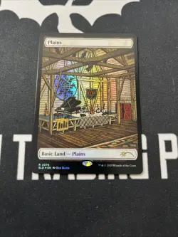 Foil Secret Lair Plains KEXP x1 Magic Cards MTG - Image 1