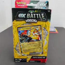 Pokemon TCG EX Battle Deck Tapu Koko EX Factory Sealed Ready To Play 60 Cards - Image 1