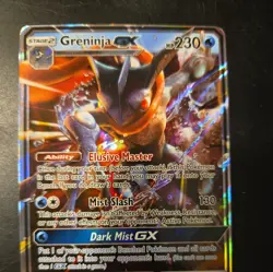 Greninja GX SM197 Holo Black Star Promo Pokemon Card LP - Image 2
