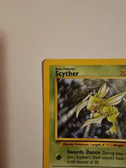 Pokemon TCG Scyther Jungle Card 26/64 Unlimited Rare, Near Mint Condition - Image 2