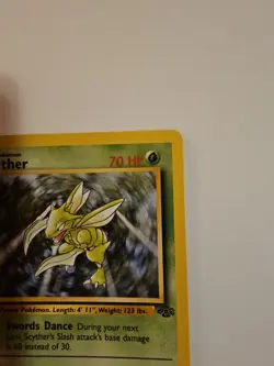Pokemon TCG Scyther Jungle Card 26/64 Unlimited Rare, Near Mint Condition - Image 3