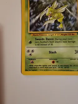 Pokemon TCG Scyther Jungle Card 26/64 Unlimited Rare, Near Mint Condition - Image 5