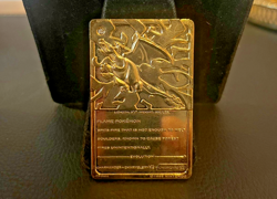1999 Pokemon Special Edition 23 karat Gold Plated Trading Card / #06 Charizard - Image 2