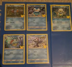 5x Holo Pokemon Card Bundle McDonald's 25th Anniversary Promos - NM - Image 2