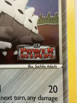 Lairon 32/108 EX Power Keepers Reverse Holo Rare Stamped Pokemon Card - Image 2