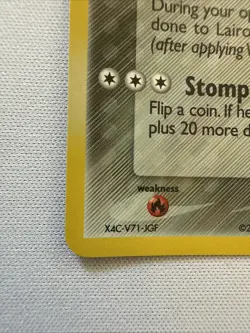 Lairon 32/108 EX Power Keepers Reverse Holo Rare Stamped Pokemon Card - Image 5