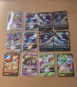 Legendary Pokemon V Card Lot- Lucario Victini Full Art Samurott - Image 1