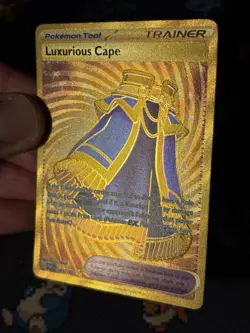 Pokemon Cards Luxurious Cape 265/182 Gold Secret Rare Paradox Rift - (NM) - Image 3
