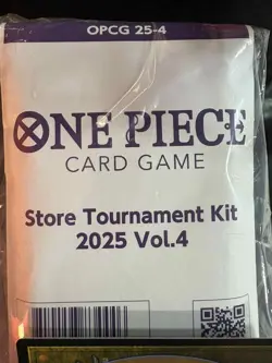 One Piece Card Game Store Tournament Kit 2025 Vol 4 x8 NEW/SEALED - Image 1