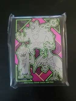 Pokemon TCG Card Deck Sleeves x65 - Shrouded Fable Okidogi Munkidori Fezandipiti - Image 1