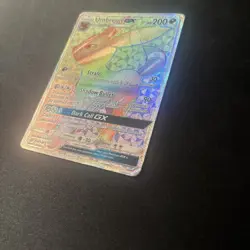 Umbreon GX 154/149 Rainbow Secret Rare 2017 Sun & Moon Base Set Pokemon Card - Image 2