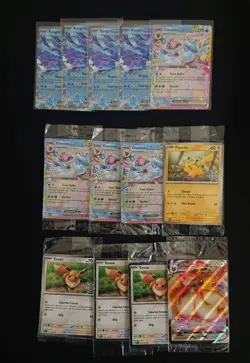 Pokemon Promo Card 13 Lot - Kyogre, Pikachu, Holiday Glaceon, Eevee - Sealed - Image 1