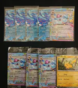 Pokemon Promo Card 13 Lot - Kyogre, Pikachu, Holiday Glaceon, Eevee - Sealed - Image 2