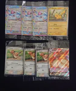 Pokemon Promo Card 13 Lot - Kyogre, Pikachu, Holiday Glaceon, Eevee - Sealed - Image 4