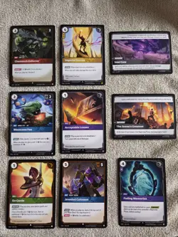 League of Legends Riftbound TCG Card Lot of 9 NM Near Mint - Image 1
