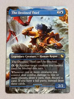 The Destined Thief (0446)(Borderless) Commander: Final Fantasy - MTG NM - Image 1