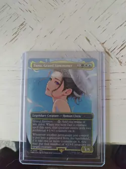 MTG Yuna, Grand Summoner Promo #0001 Holiday Commander Box League Final Fantasy - Image 1