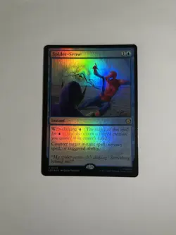Spider-Sense MTG Marvel's Spider-Man Rare Foil NM - Image 1