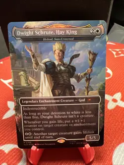 Dwight Schrute, Hay King - Heliod, Sun-Crowned Secret Lair Drop Foil - Image 1