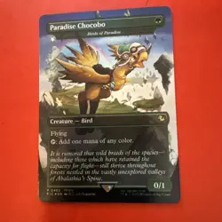 Paradise Chocobo - Birds of Paradise (Borderless) Commander: Final Fantasy Foil - Image 1