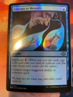 MTG Modern Horizons 3 Consign to Memory Foil MISCUT Plus More! - Image 1