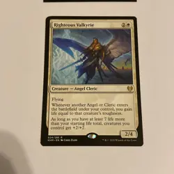MAGIC THE GATHERING RIGHTEOUS VALKYRIE KALDHEIM #024 NM-LP MTG - Image 2