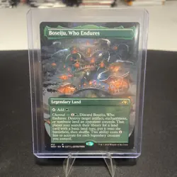 MTG: [BORDERLESS] Boseiju, Who Endures (MINT)- Kamigawa: Neon Dynasty NP* #412 - Image 1