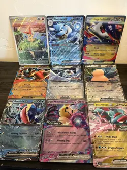 Pokemon TCG Jumbo Card Lot of 9 English Oversize Cards - Image 1