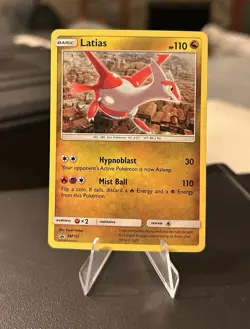 Pokemon Latias TCG SM135 Black Star Promo Holo Sun Moon LP - Image 1