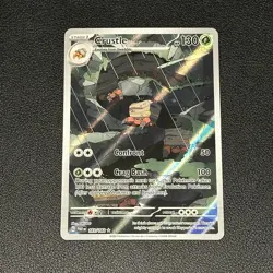 Pokemon TCG Crustle 183/182 Paradox Rift Illustration Rare Full Art NM - Image 1