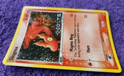Slugma 75/107 Deoxys Reverse Holo Pokemon *NICE* - Image 2