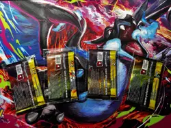 Pokemon TCG Dragon Majesty Booster Pack Sealed Art Set of 4 - Image 2