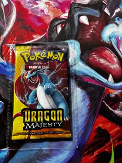 Pokemon TCG Dragon Majesty Booster Pack Sealed Art Set of 4 - Image 3