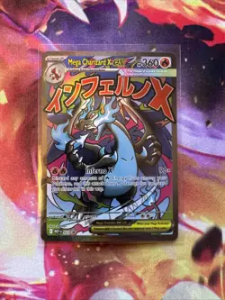Pokemon Phantasmal Flames MEGA CHARIZARD X EX #23 Black Star Promo From UPC - Image 1