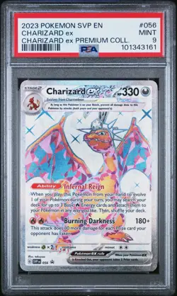 PSA 9 Mint Charizard ex SVP 056 Pokemon Scarlet Violet Promo Full Art - Image 1