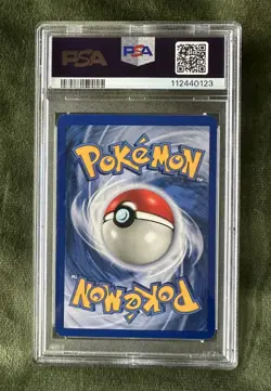 1999 POKEMON FOSSIL #10 LAPRAS HOLO NM-MT PSA 8 1ST EDITION 10/62 - Image 2