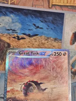 Pokemon TCG: Great Tusk ex 246/198 SIR Scarlet & Violet Special NM - Image 2