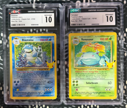 Pokemon Celebrations Blastoise and Venusaur SEQUENTIAL SET! CGC GEM MINT 10 - Image 1