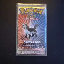 Pokemon EX Ruby & Sapphire Booster Pack Mightyena Art Factory Sealed - Image 1