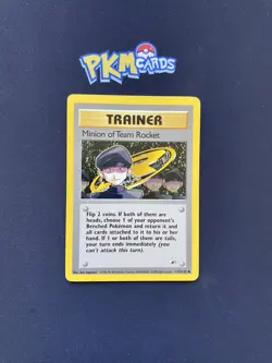 Pokemon TCG Minion of Team Rocket Gym Heroes 113/132 Regular LP. - Image 1